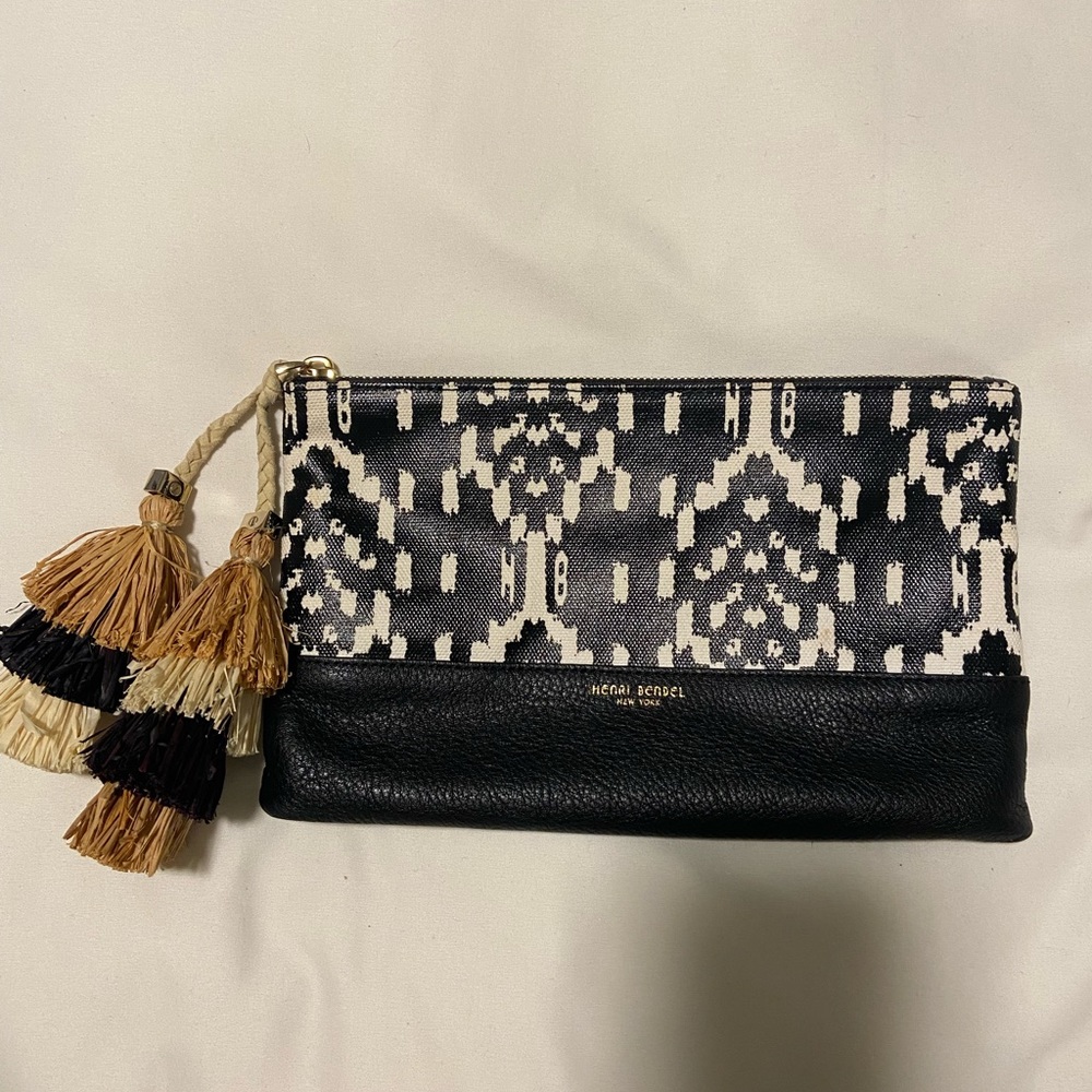 Henri Bendel Flat Tassel Pouch